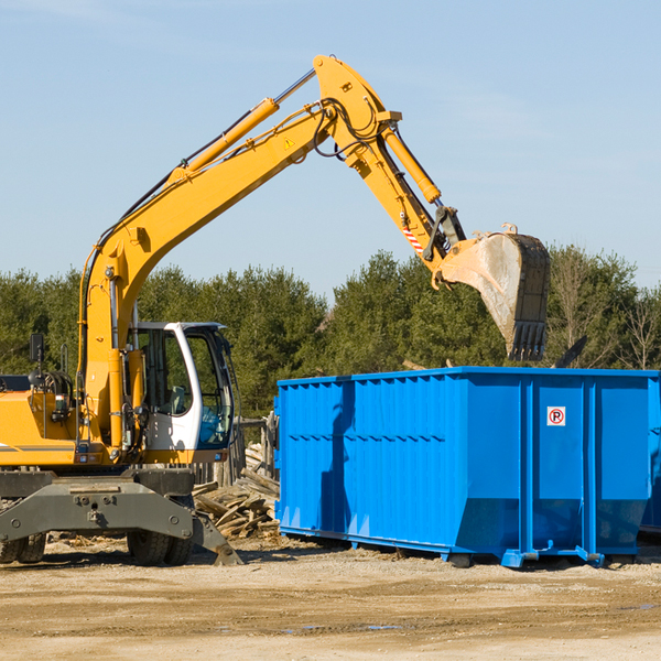 are there any restrictions on where a residential dumpster can be placed in Movico Alabama